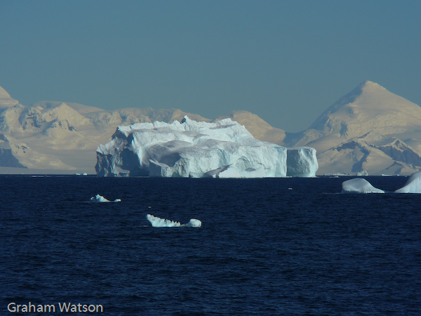 Tabular iceberg in Crystal Sound